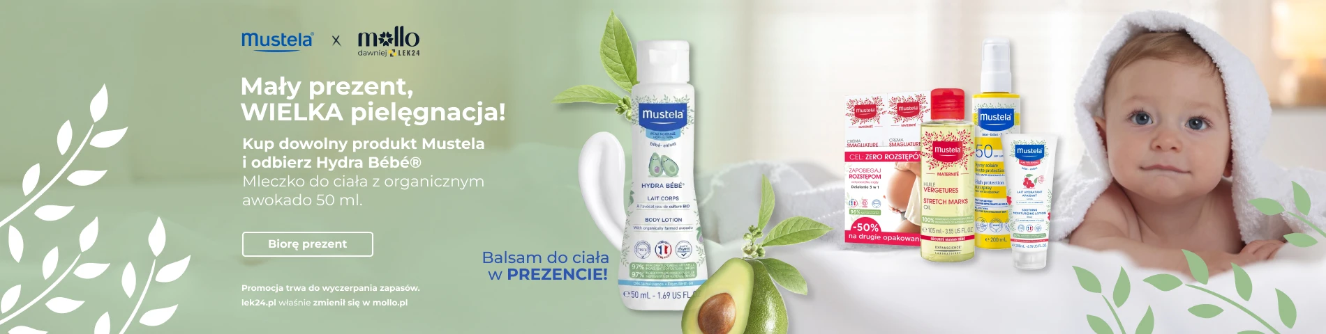 Mustela prezent dekstop
