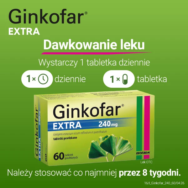 Ginkofar Extra 240mg, 60 tabletek 6