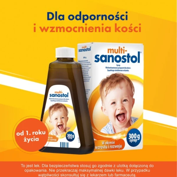 Multi-Sanostol, syrop, po 1 roku życia, 600g 4