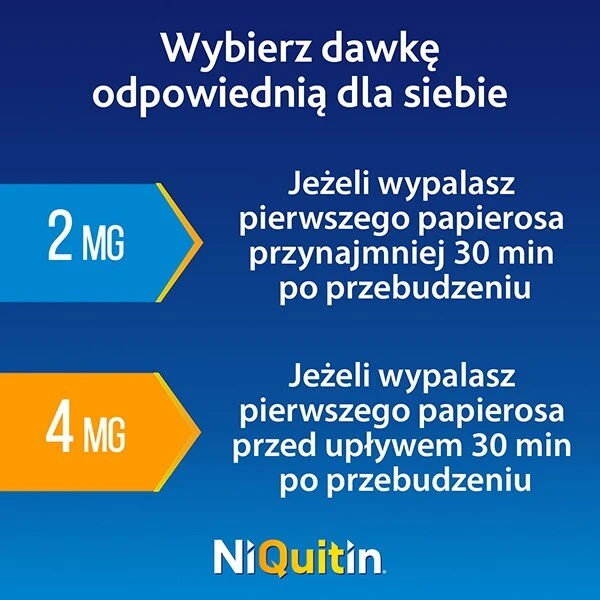 NiQuitin 4mg, smak miętowy, 72 pastylki do ssania 4
