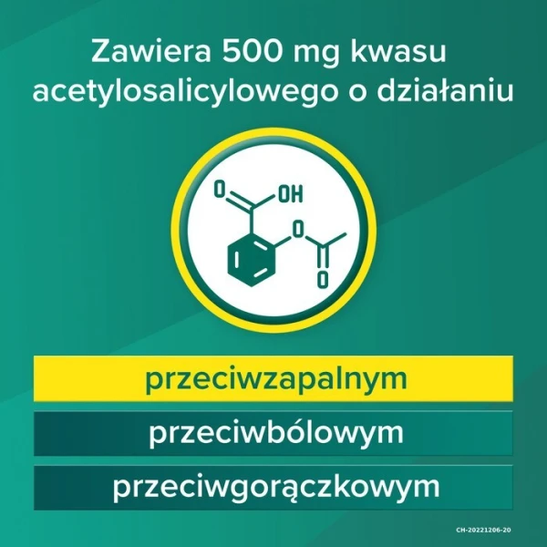 Aspirin musująca 500mg, 12 tabletek musujących 2