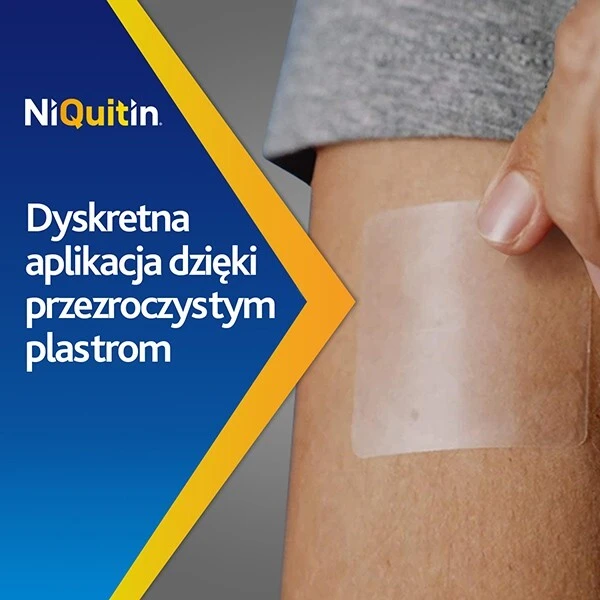 NiQuitin Przezroczysty 7mg/24h (36mg), system transdermalny 3 stopień, 7 plastrów 5