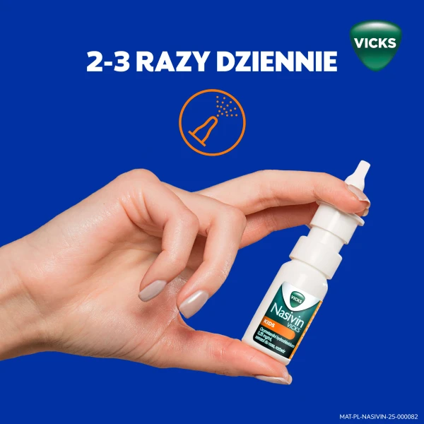 Nasivin Kids 0,25mg/ml, aerozol do nosa, dla dzieci po 1 roku życia, 10ml 2