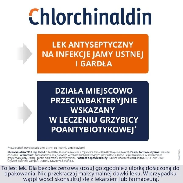 Chlorchinaldin VP 2mg, 40 tabletek do ssania 2
