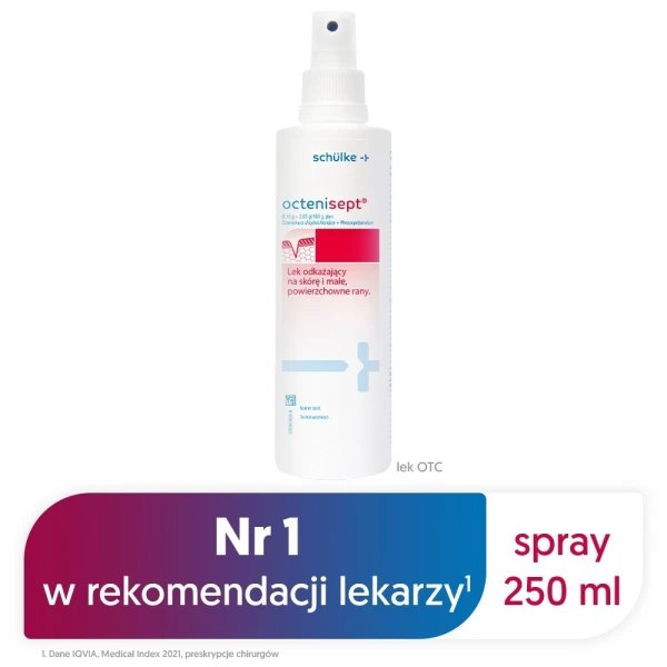 Octenisept (0,1g+2g)/100g, płyn do stosowania na rany, błonę śluzową i skórę, 250ml 4