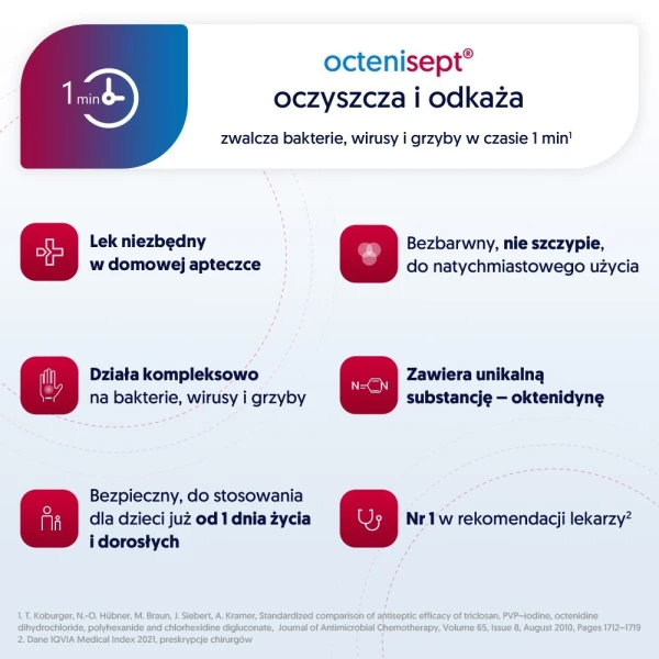 Octenisept (0,1g+2g)/100g, płyn do stosowania na rany, błonę śluzową i skórę, 1000ml 2