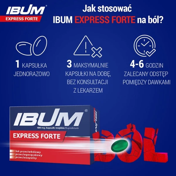 Ibum Express Forte 400mg, 12 kapsułek 4