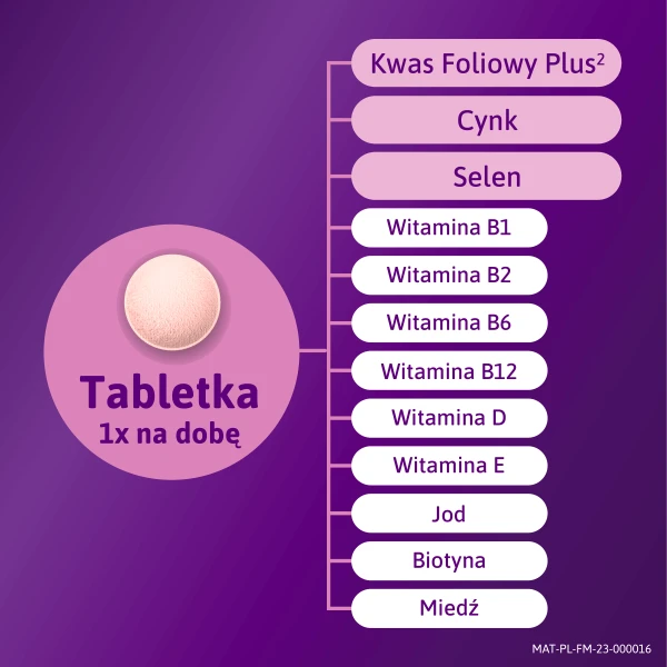 Femibion 0, Planowanie ciąży, 28 tabletek 3