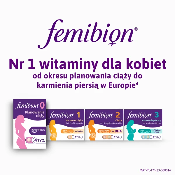 Femibion 0, Planowanie ciąży, 28 tabletek 4
