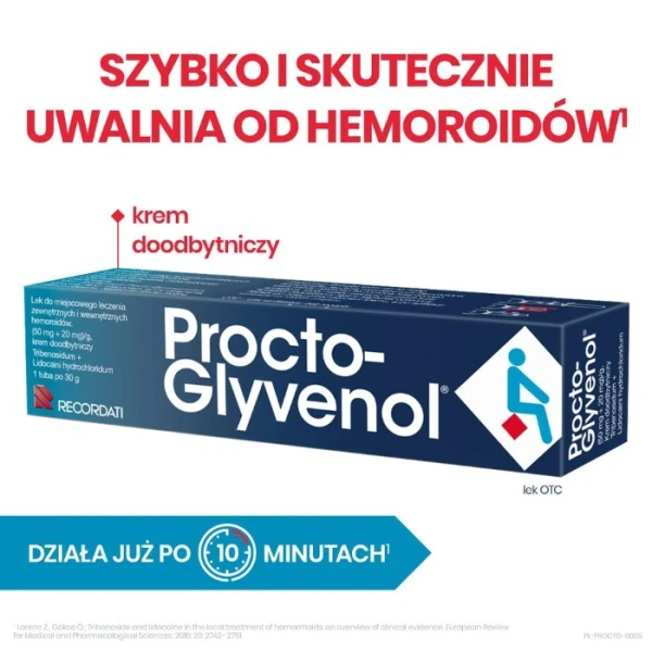 Procto-Glyvenol (50mg+20mg)/g, krem doodbytniczy, 30g 4