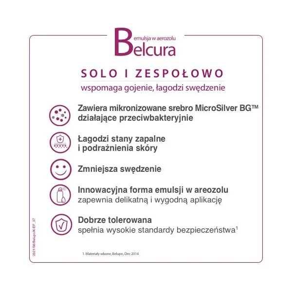 Belcura, emulsja w aerozolu, 125ml 2