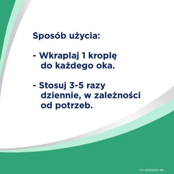 Bepanthen Eye, krople nawilżające do oczu, 10 pojemników po 0,5ml 2