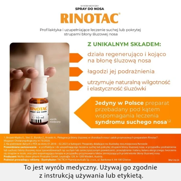 Rinotac, spray do nosa, 10ml 3