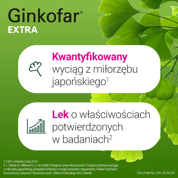 Ginkofar Extra 240mg, 30 tabletek 6