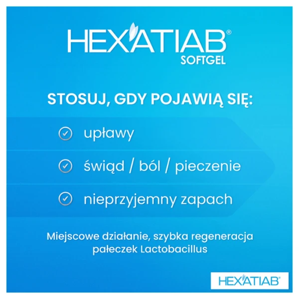 Hexatiab Softgel, kapsułki dopochwowe, 10 sztuk 2