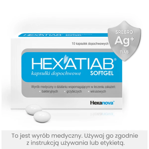 Hexatiab Softgel, kapsułki dopochwowe, 10 sztuk 4