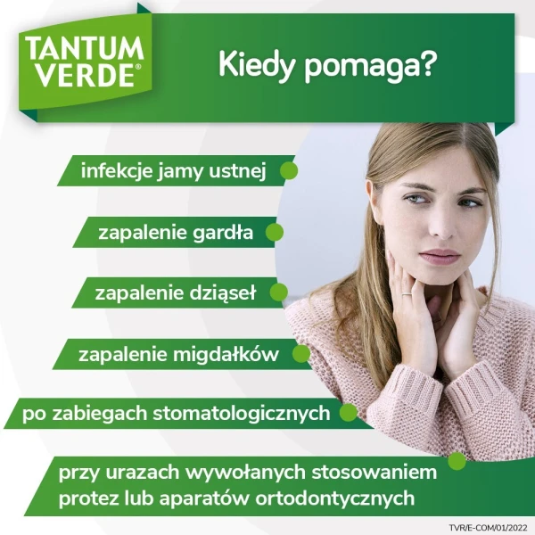 Tantum Verde 1,5mg/ml, roztwór do płukania jamy ustnej i gardła, 240ml 2