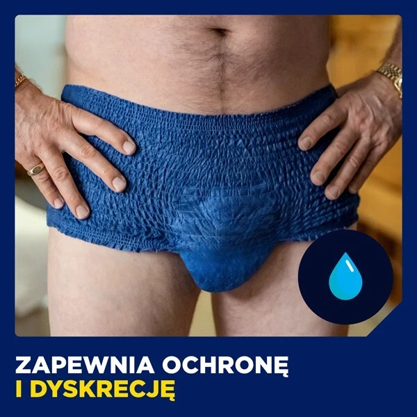 Majtki chłonne Tena Men ActiveFit Pants Plus, rozmiar S/M, chłonność 5,5/8, 9 sztuk 8