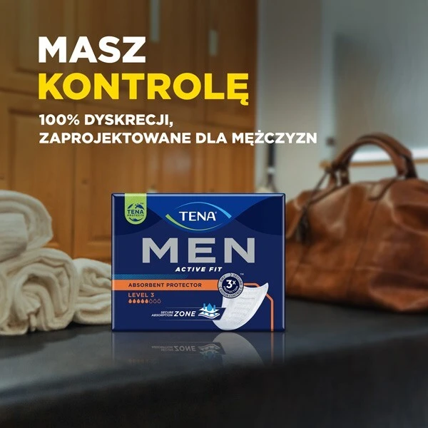 Wkłady anatomiczne Tena Men, Level 3, chłonność 5/8, 20 sztuk 4