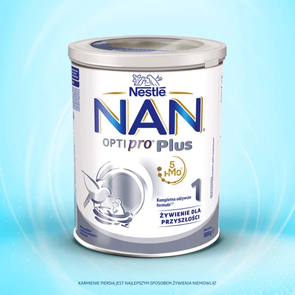 Nestle Nan Optipro Plus 1 HM-O5, mleko początkowe, od urodzenia, 800g 2