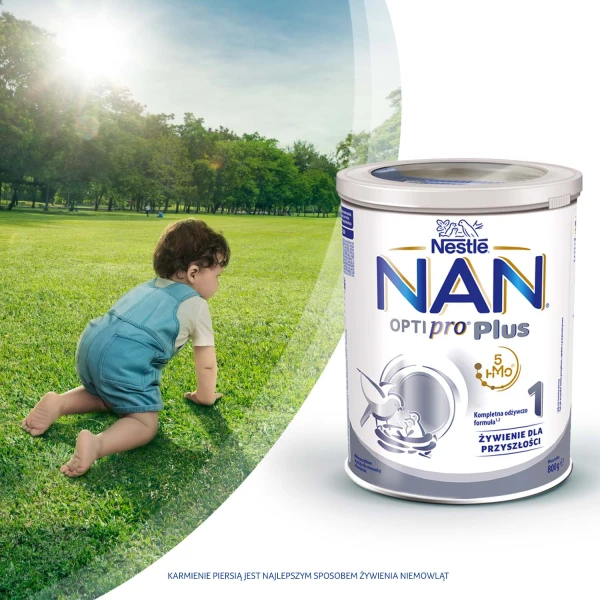 Nestle Nan Optipro Plus 1 HM-O5, mleko początkowe, od urodzenia, 800g 4