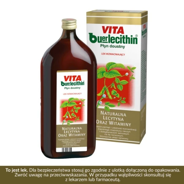 Vita Buerlecithin, lek złożony, płyn doustny, 1000ml 3