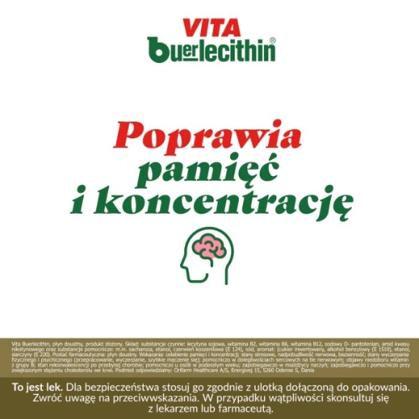 Vita Buerlecithin, lek złożony, płyn doustny, 1000ml 5