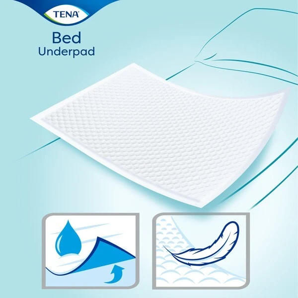 Tena Bed Plus, podkłady higieniczne, rozmiar 60x60cm, 5 sztuk 2