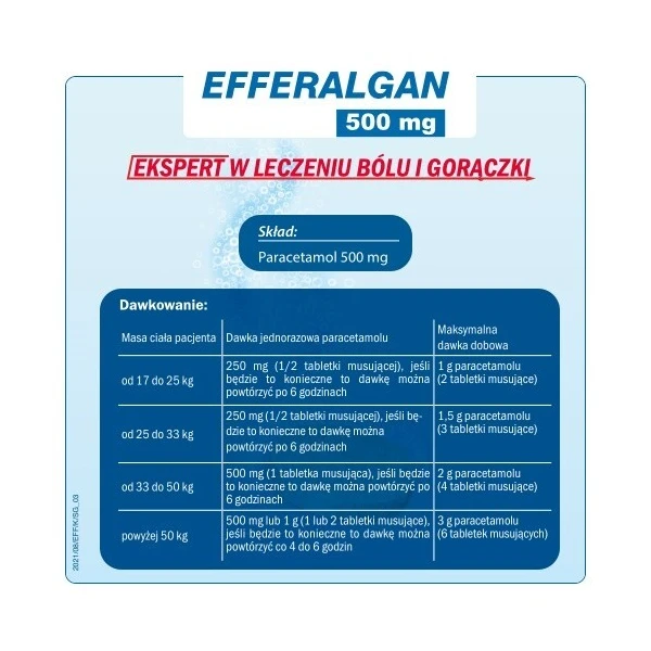 Efferalgan 80mg, czopki doodbytnicze, dla dzieci po 2 miesiącu życia, 10 sztuk 2