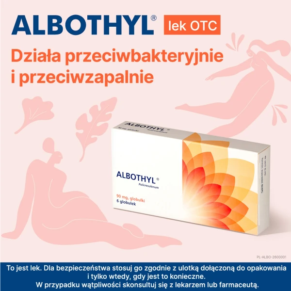 Albothyl 90mg, globulki dopochwowe, 6 sztuk 4