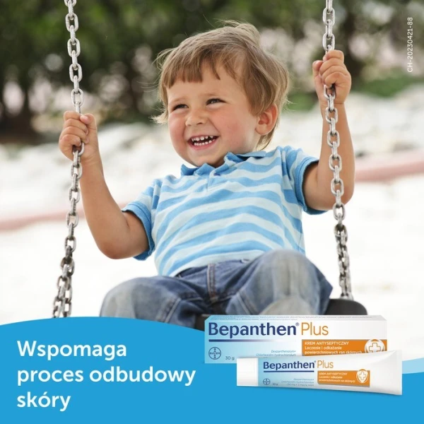 Bepanthen Plus (50mg+5mg)/g, krem antyseptyczny, 30g 2