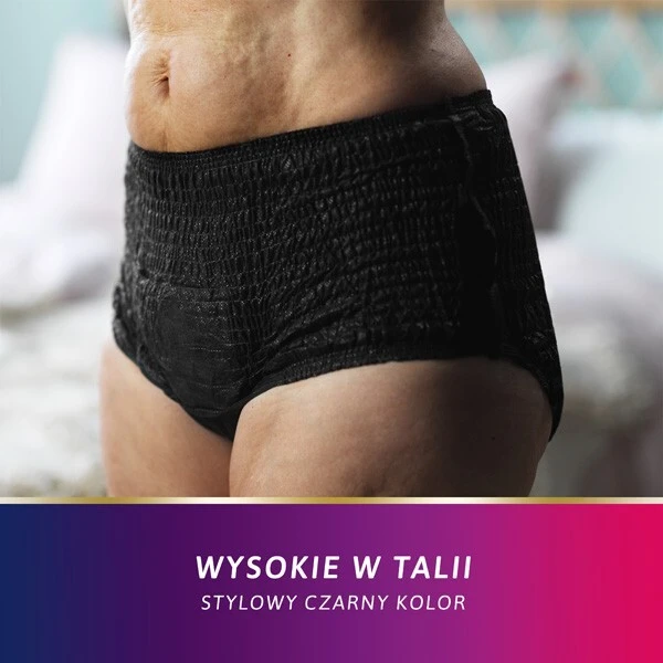 Majtki chłonne Tena Lady Pants Plus Noir, rozmiar M, chłonność 5,5/8, 9 sztuk 5