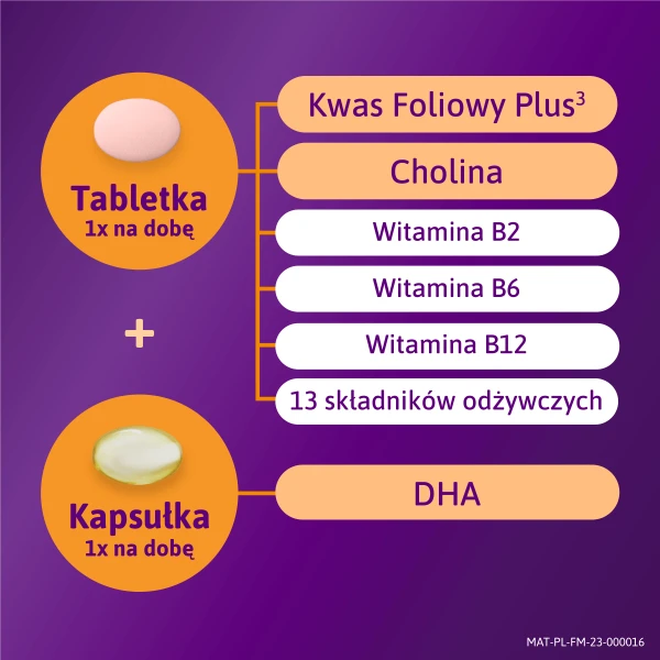 Femibion 2, Ciąża 13-40 tydzień, 56 tabletek i 56 kapsułek 3