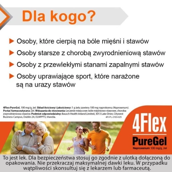 4Flex PureGel 100mg/g, żel, 100g 4