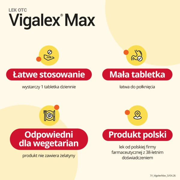 Vigalex Max 4000 j.m., 60 tabletek 4
