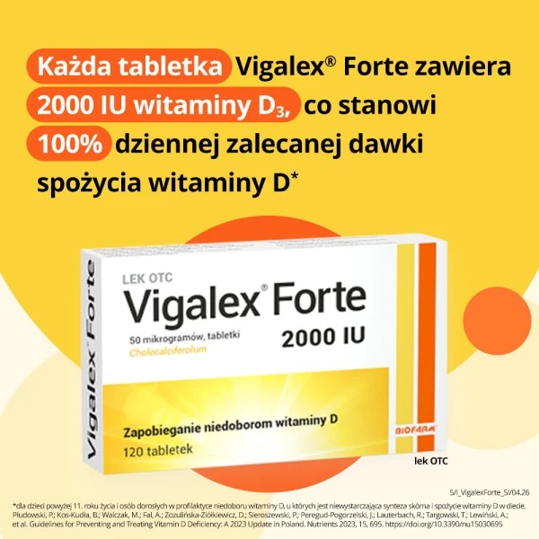 Vigalex Forte 2000 j.m., 120 tabletek 2