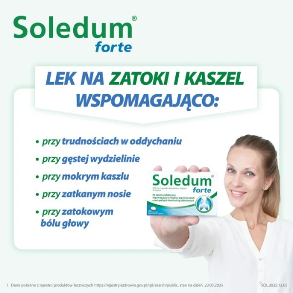 Soledum Forte 200mg, 20 kapsułek 3