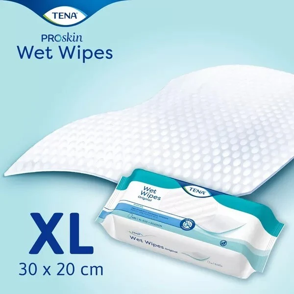 Tena Wet Wipes Original, chusteczki nawilżane, 80 sztuk 2