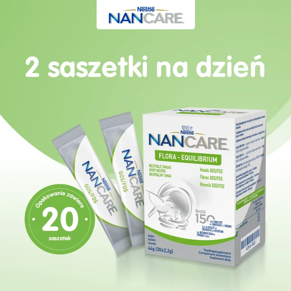 Nestle NAN Care Flora Equilibrium, proszek dla niemowląt i małych dzieci, 20 x 2,2g 4