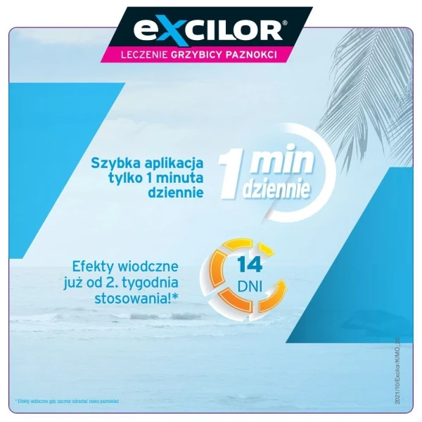 Excilor, leczenie grzybicy paznokci, płyn, 3,3ml 2