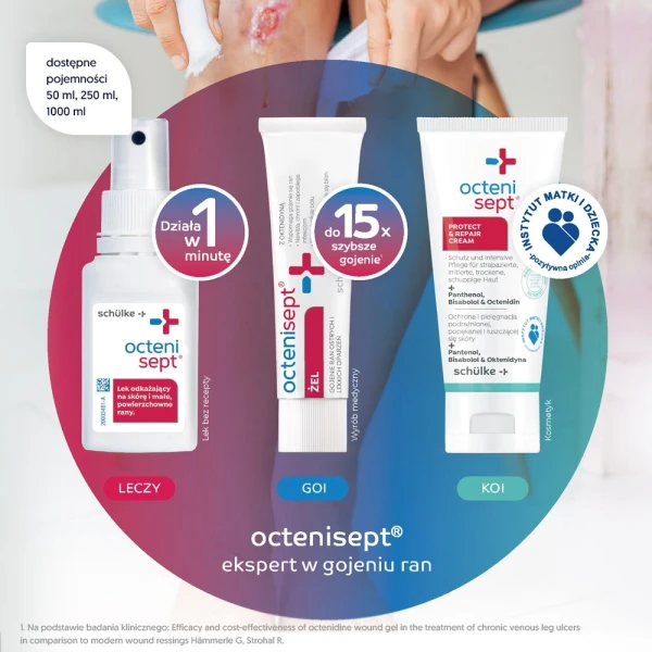 Octenisept Protect&Repair, krem do podrażnionej, popękanej i łuszczącej się skóry, 50ml 3
