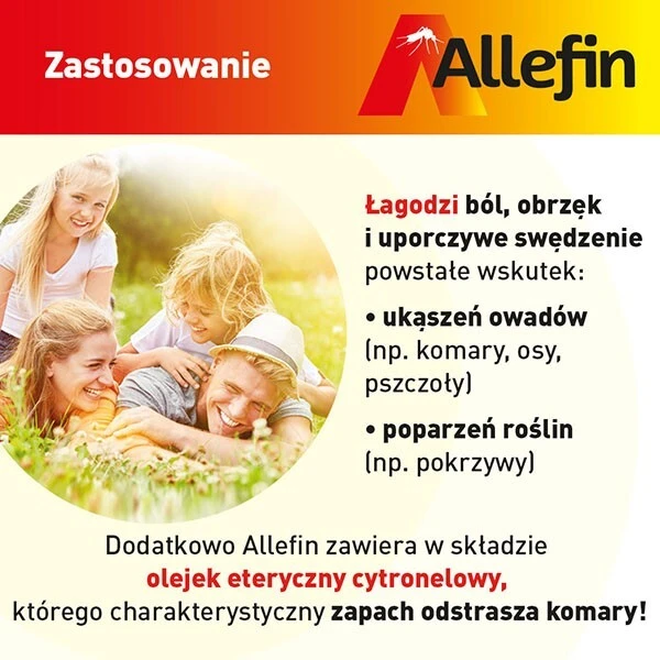 Allefin (20mg+10mg)/g, żel, 30g 5