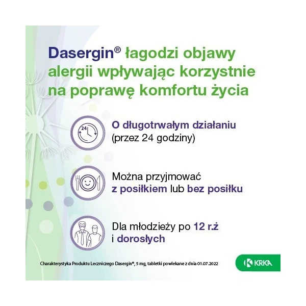 Dasergin 5mg, 10 tabletek 4