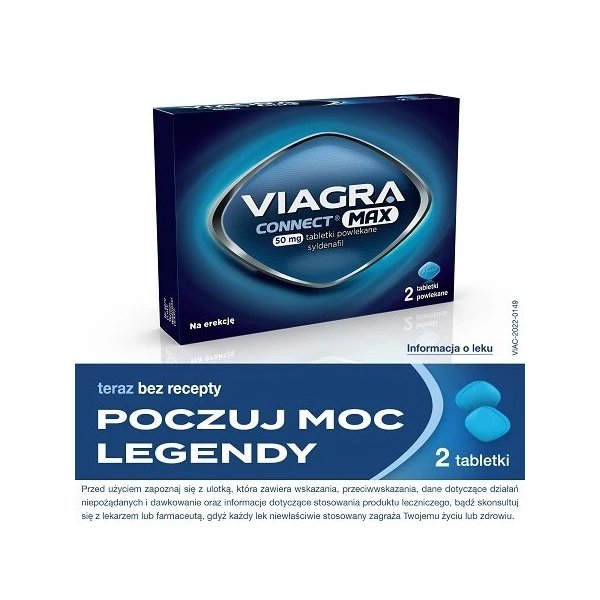 Viagra ConnectR Max 50mg, 2 tabletki 2