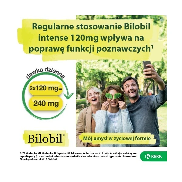 Bilobil Intense 120mg, 60 kapsułek 3