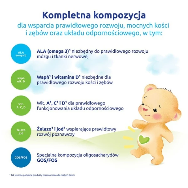 Bebiko Junior 3 NutriFlor Expert, formuła na bazie mleka, po 1 roku życia, 600g 3