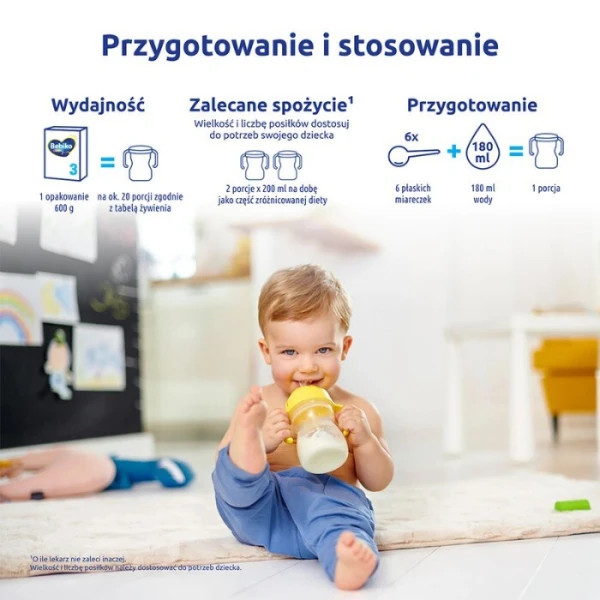 Bebiko Junior 3 NutriFlor Expert, formuła na bazie mleka, po 1 roku życia, 600g 4