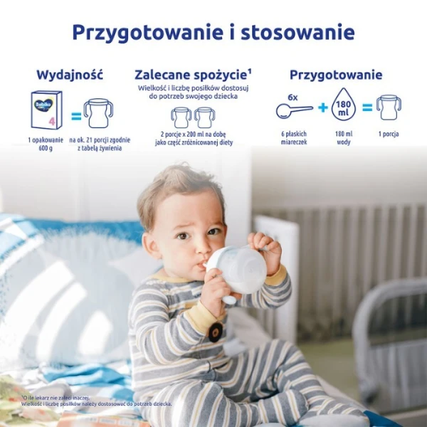 Bebiko Junior 4 NutriFlor Expert, formuła na bazie mleka, po 2 roku życia, 600g 3