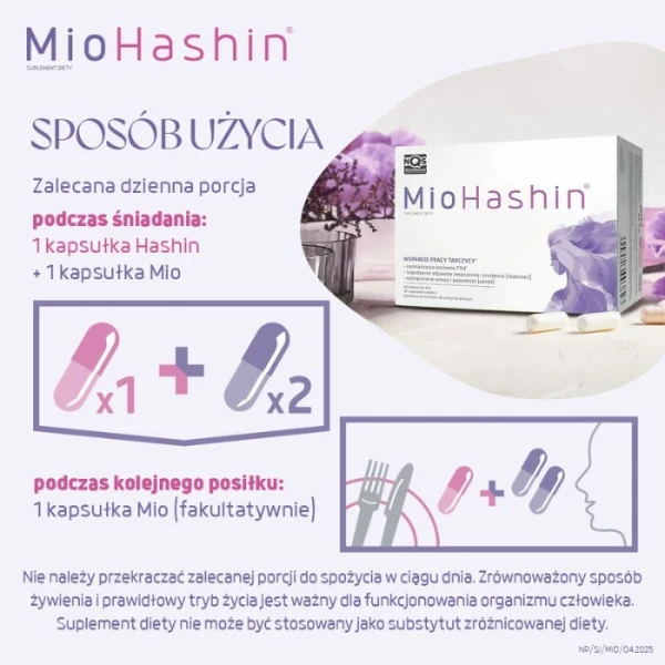 MioHashin: Mio, 60 kapsułek + Hashin, 30 kapsułek 3