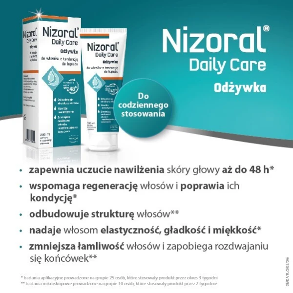 Nizoral Daily Care, odżywka do włosów, z tendencją do łupieżu, 200ml 2